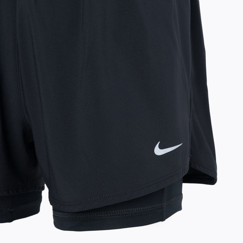 Pantaloncini da donna Nike One Dri-Fit a vita alta 3" 2In1 nero 3