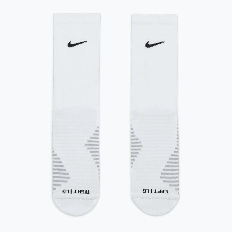 Calzettoni da calcio Nike Strike Equipaggio bianco/nero 2