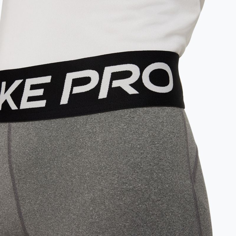 Pantaloncini per bambini Nike Pro Dri-Fit 5" carbon heather/white 5