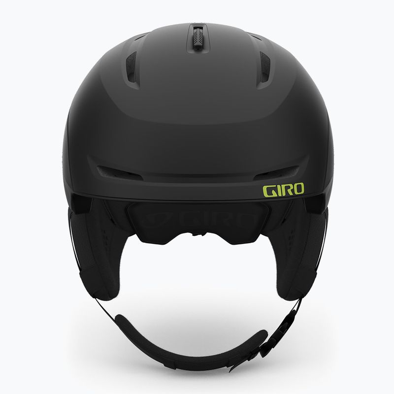 Casco da sci Giro Neo nero opaco/verde ano 3