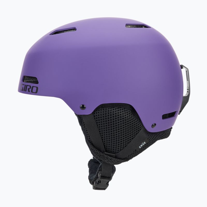 Casco da sci per bambini Giro Crue viola opaco 3