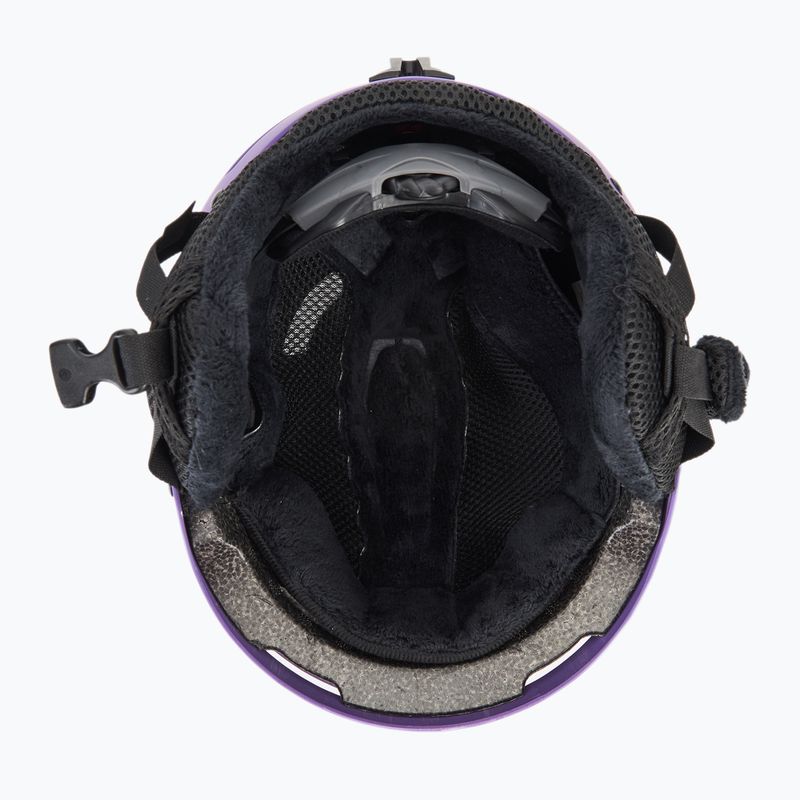 Casco da sci per bambini Giro Crue viola opaco 5