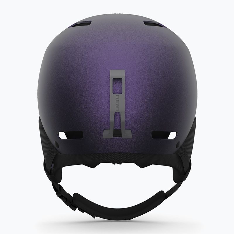 Casco da sci Giro Ledge FS nero opaco/viola perla 4