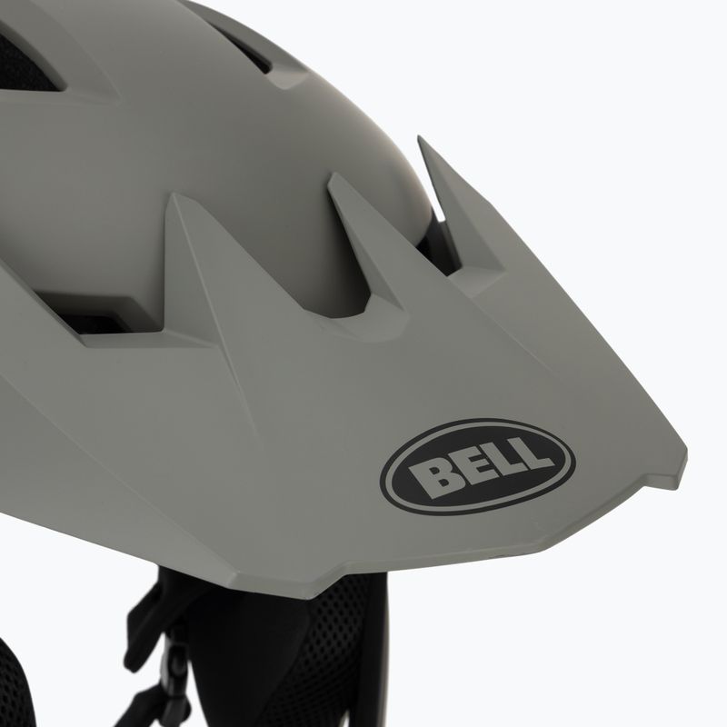 Casco da bicicletta Bell Sanction 2 grigio scuro opaco 7