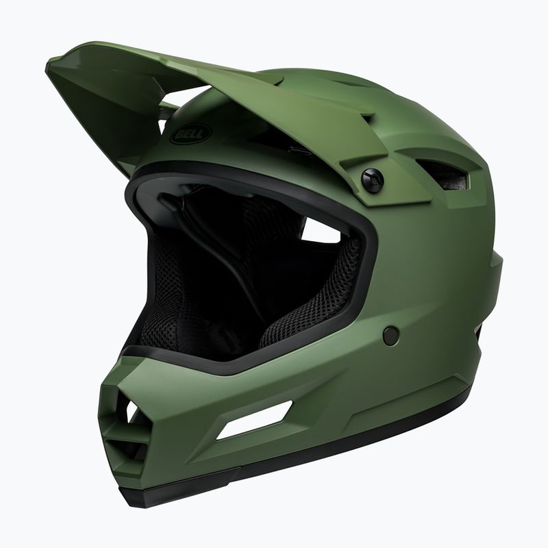 Casco da bicicletta Bell Sanction 2 verde scuro opaco