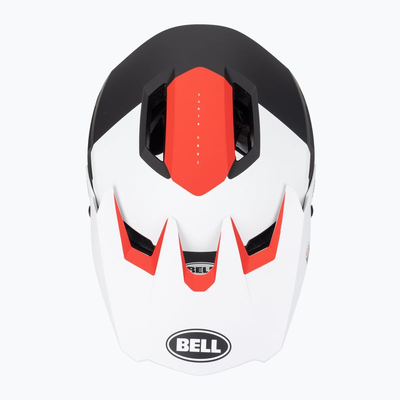 Casco da bici Bell Sanction 2 DLX Mips nero opaco/bianco 6