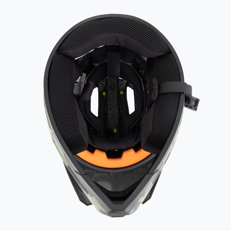 Casco bici Bell Sanction 2 DLX Mips ravine opaco verde scuro/arancione 5