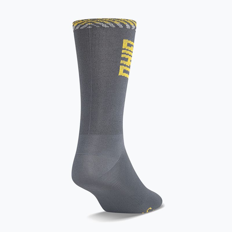 Giro Comp Racer High Rise calzini giallo squalo scuro/spectra 2