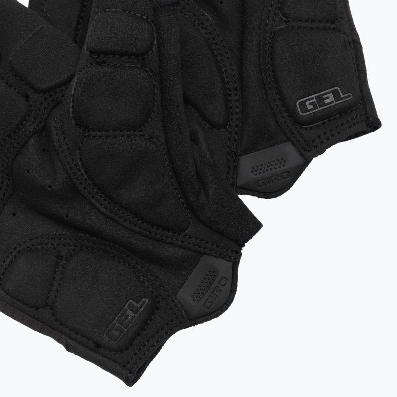 Guanti da ciclismo da uomo Giro Bravo Gel II nero 5
