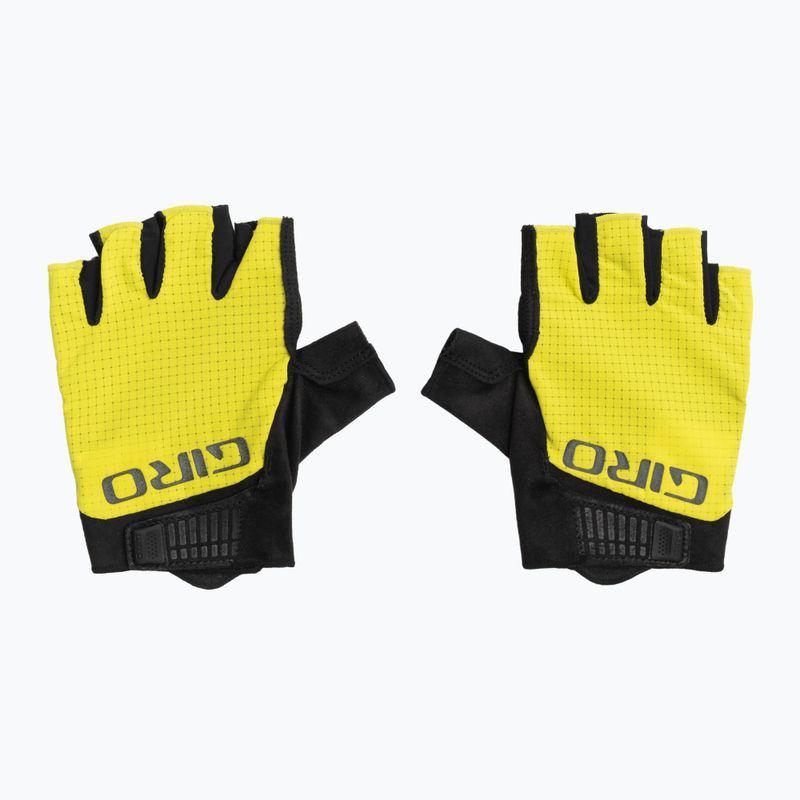 Guanti da ciclismo da uomo Giro Bravo Gel II highlight yellow 2