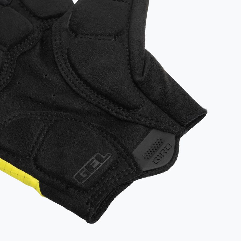 Guanti da ciclismo da uomo Giro Bravo Gel II highlight yellow 5