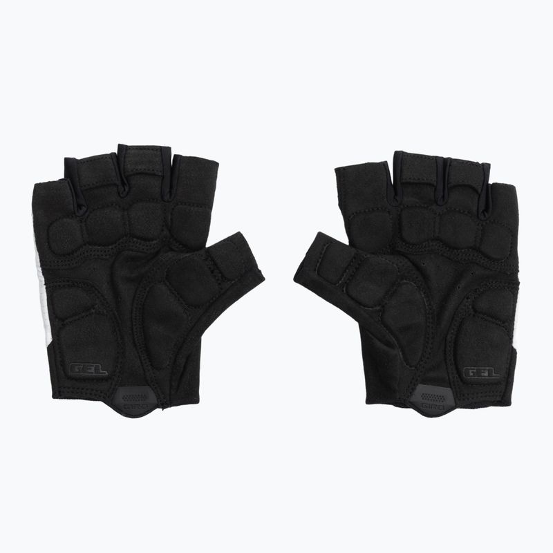 Guanti da ciclismo da uomo Giro Bravo Gel II bianco 3