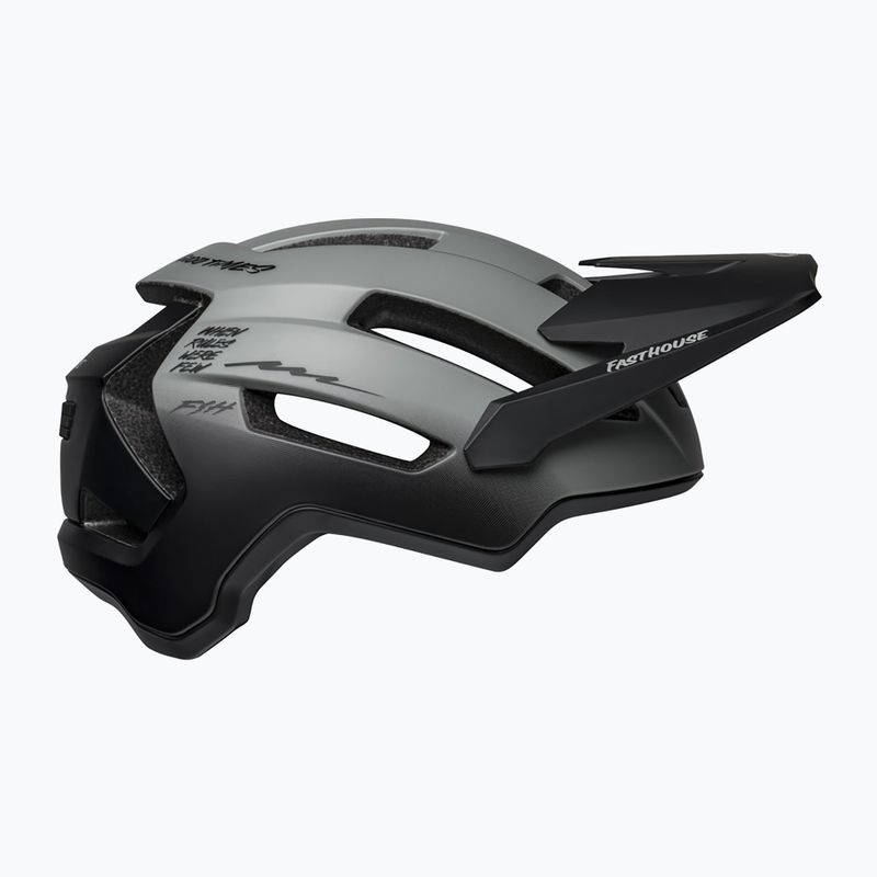 Casco da bici Bell 4Forty Air Integrated MIPS fasthouse grigio lucido opaco/nero 2