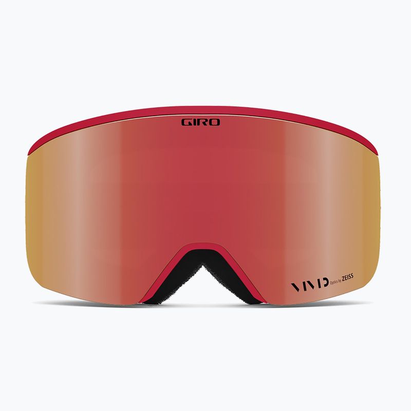 Giro Axis rosso&nero terzi/ember/infrarossi occhiali da sci 3