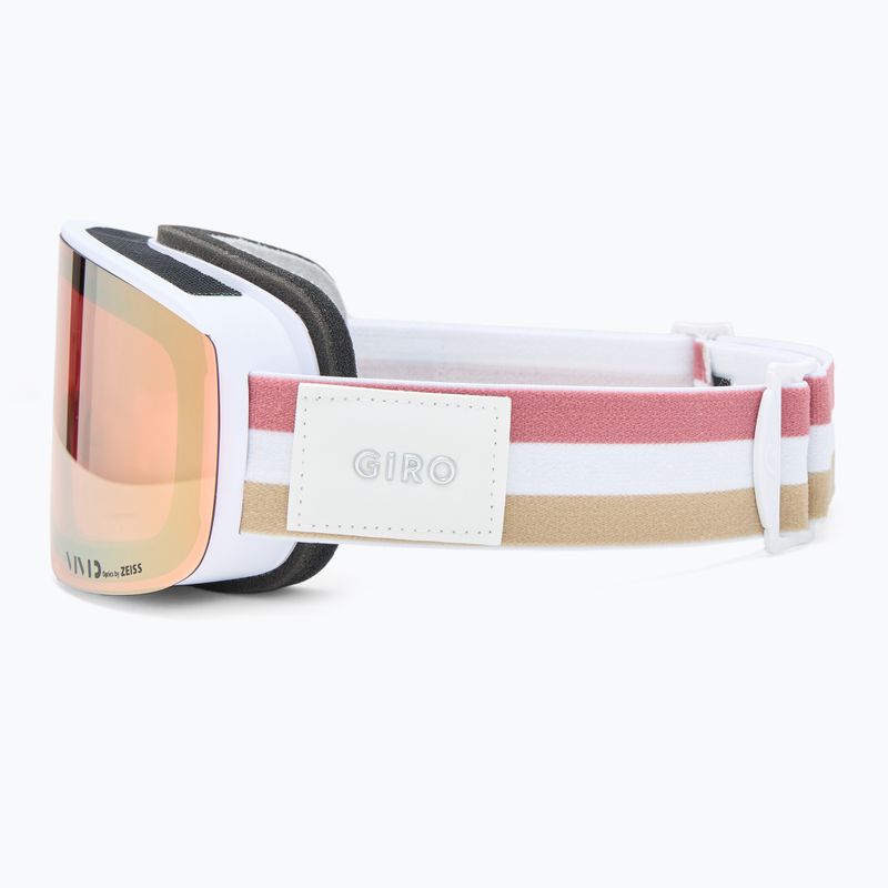 Occhiali da sci da donna Giro Ella white lx stripe/rose gold/infrared 5