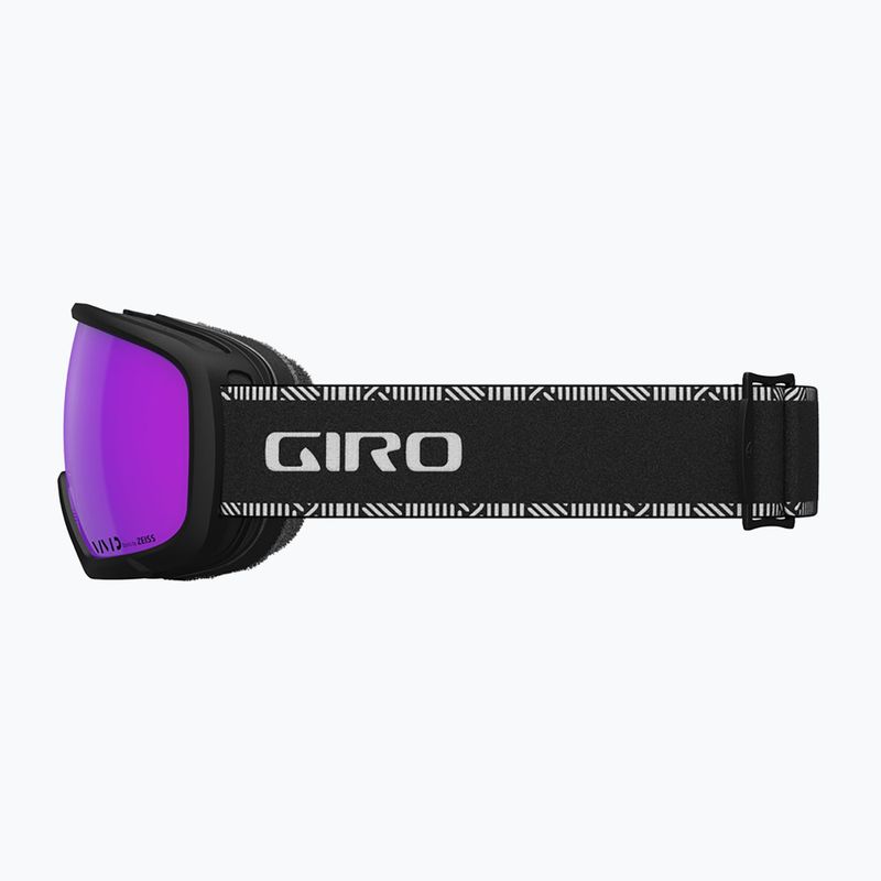 Occhiali da sci da donna Giro Millie black&white chute/pink 7
