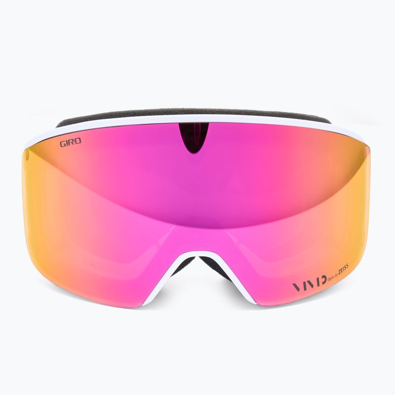 Occhiali da sci da donna Giro Ella bianco/rosa/infrarossi 3