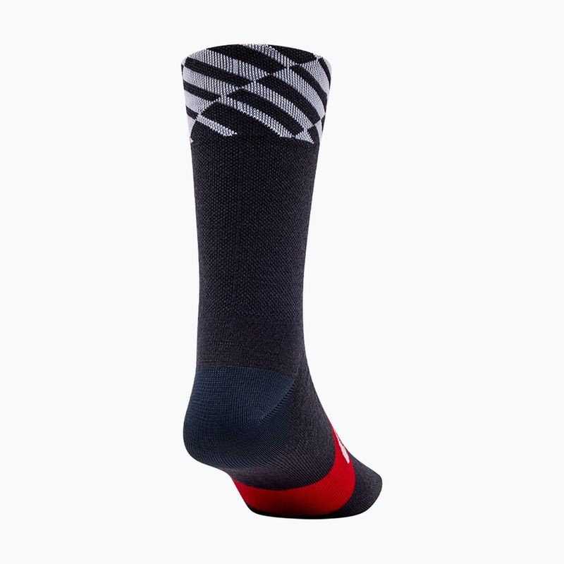Calzini Giro Seasonal Merino rosso/bianco/arcobaleno 2