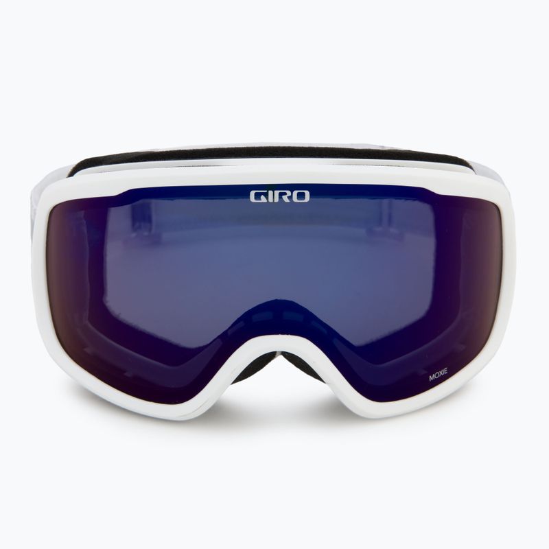 Occhiali da sci da donna Giro Moxie bianco e grigio chute/ cobalto/ giallo 3