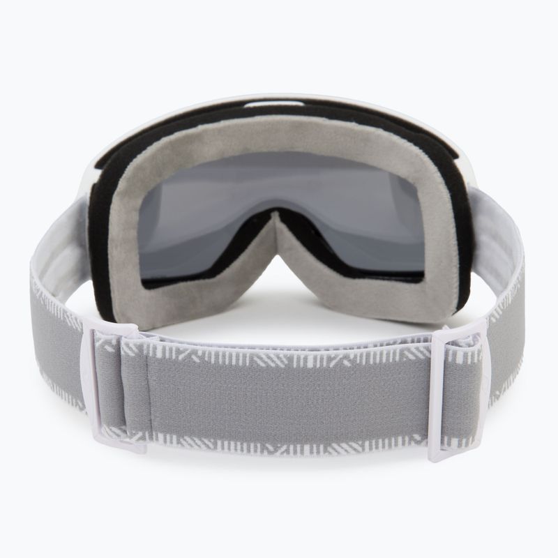 Occhiali da sci da donna Giro Moxie bianco e grigio chute/ cobalto/ giallo 4