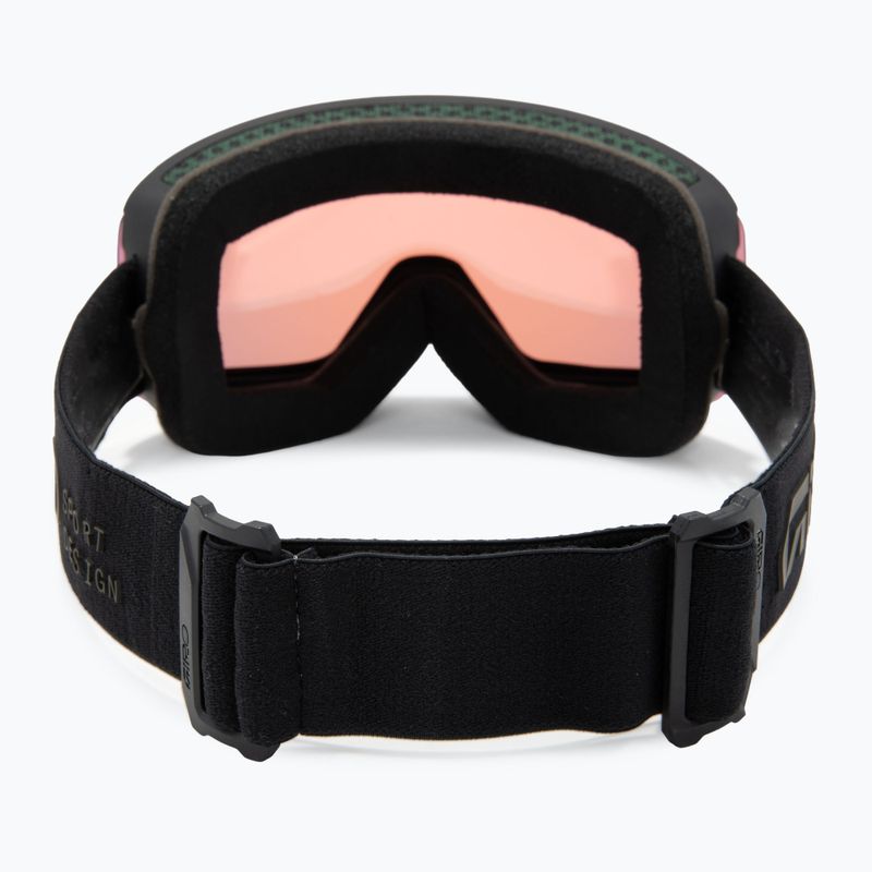 Maschera da sci Giro Axis black stacked/vivid ember/vivid infrared 4