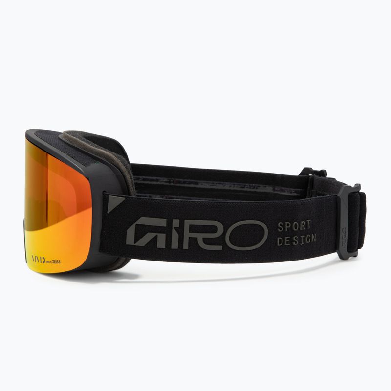Maschera da sci Giro Axis black stacked/vivid ember/vivid infrared 5