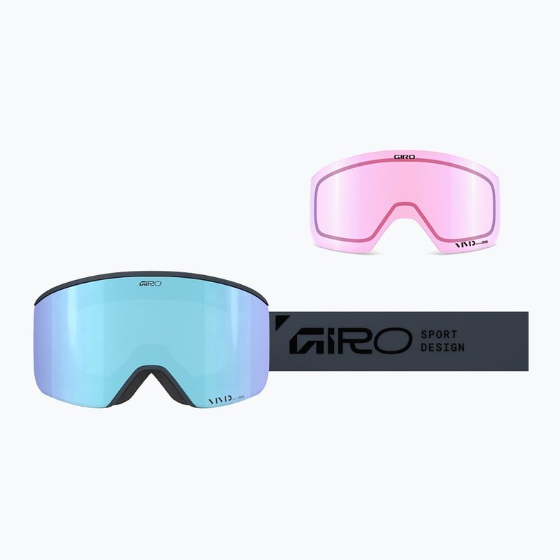 Maschere da sci Giro Axis indigo stacked/vivid royal/vivid infrared 7