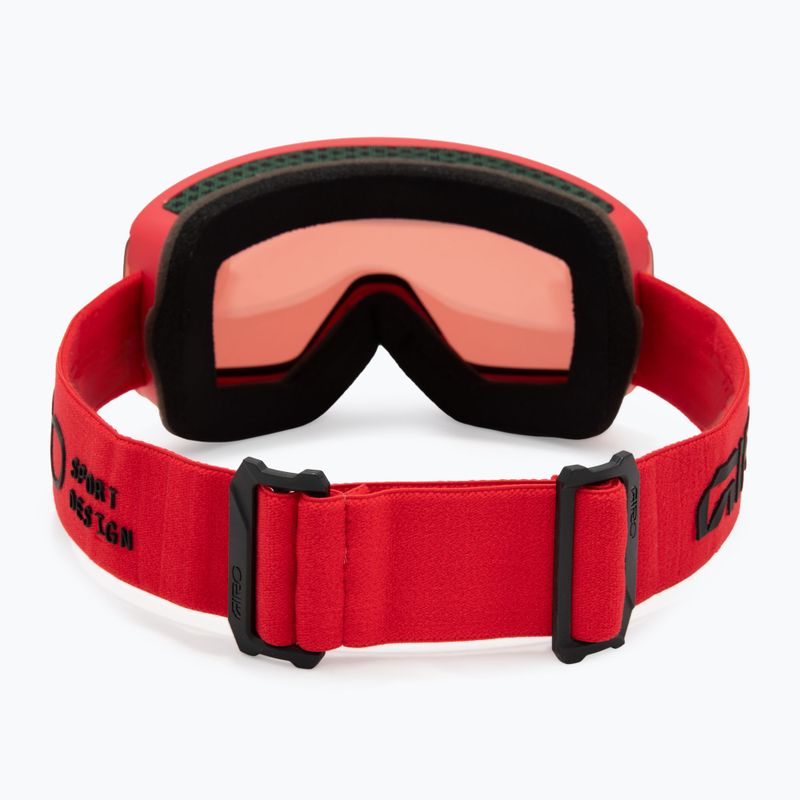 Maschera da sci Giro Axis glacier red stacked/vivid copper/vivid infrared 4