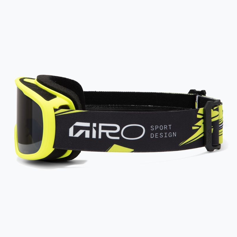 Maschera da sci junior Giro Buster Jr yellow bolts/ultra black 4