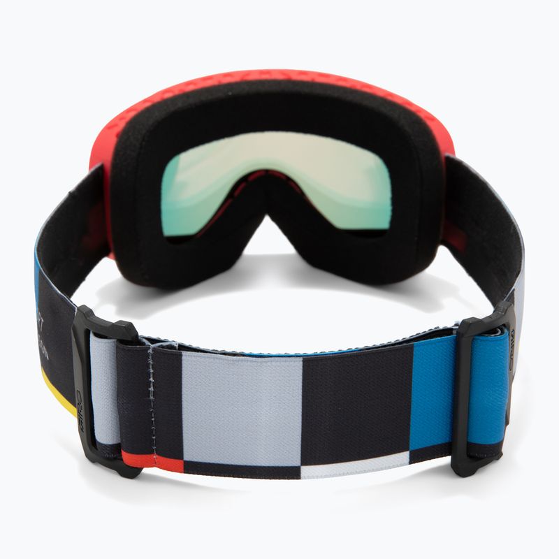 Maschera da sci per bambini Giro Chico 2.0 Jr black blocks/amber scarlet 3