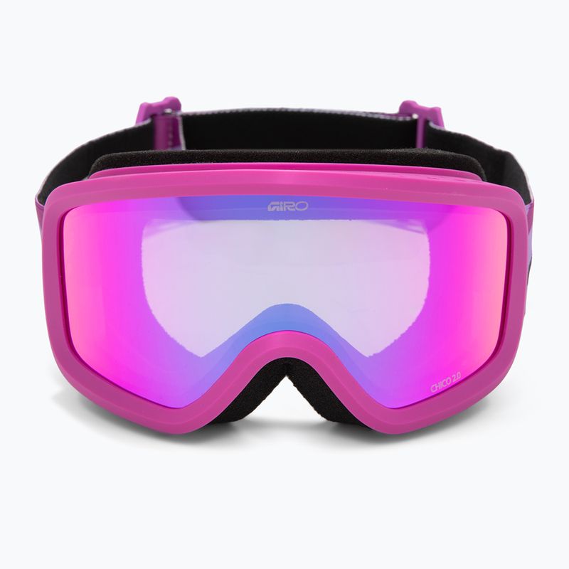 Maschera da sci junior Giro Chico 2.0 Jr pink flow/amber pink 2