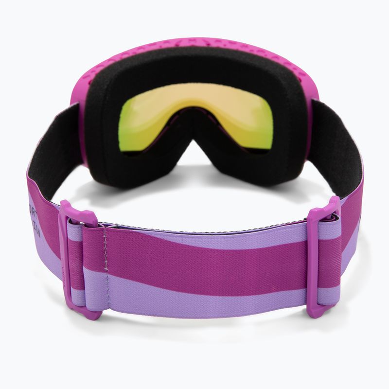 Maschera da sci junior Giro Chico 2.0 Jr pink flow/amber pink 3