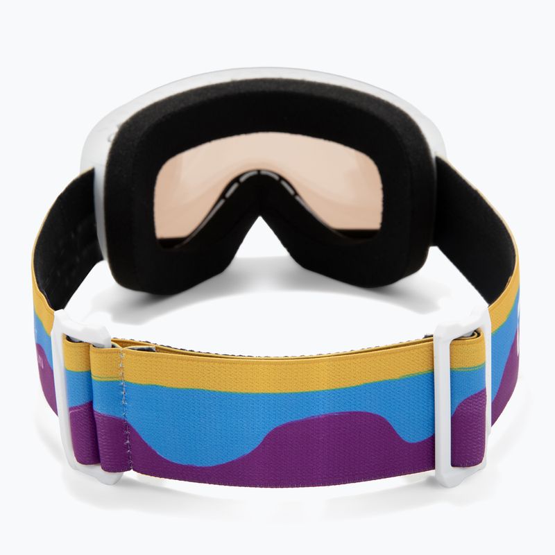 Maschera da sci per bambini Giro Chico 2.0 Jr purple waves/amber rose 3