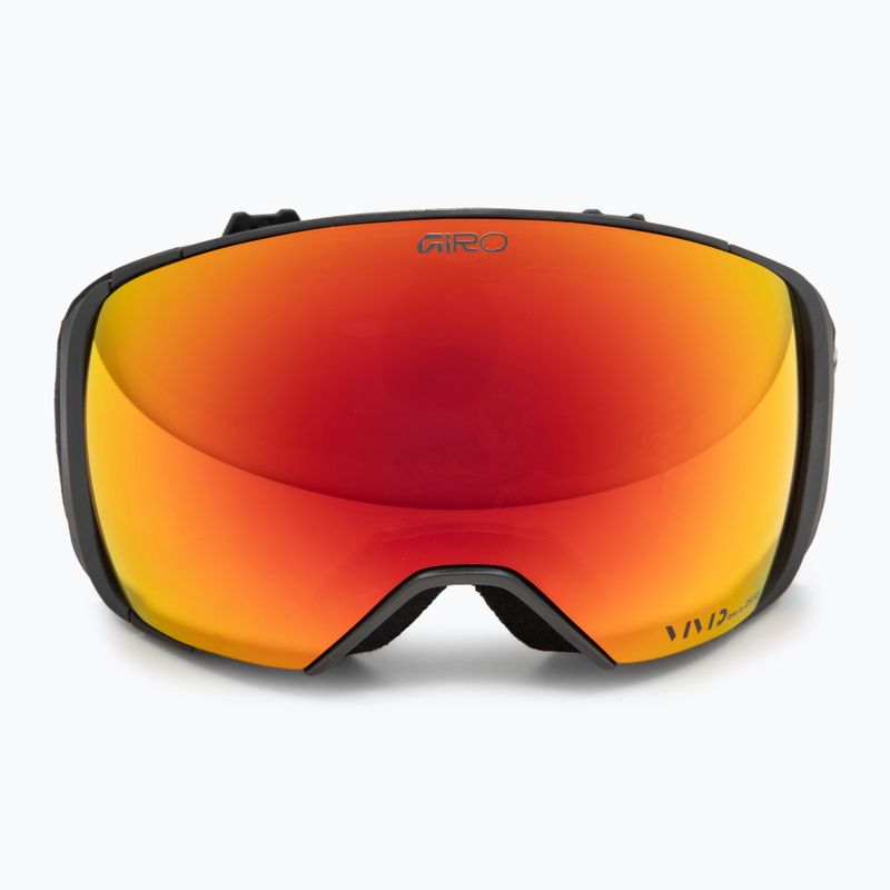 Maschera da sci Giro Comp black wordmark/vivid ember/vivid infrared 3