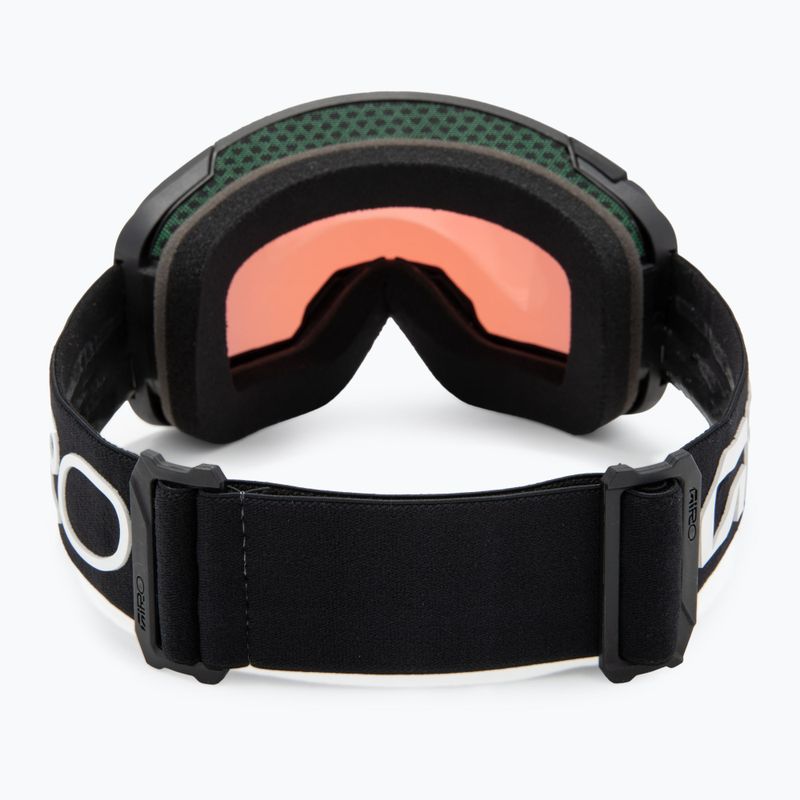 Maschera da sci Giro Comp black wordmark/vivid ember/vivid infrared 4