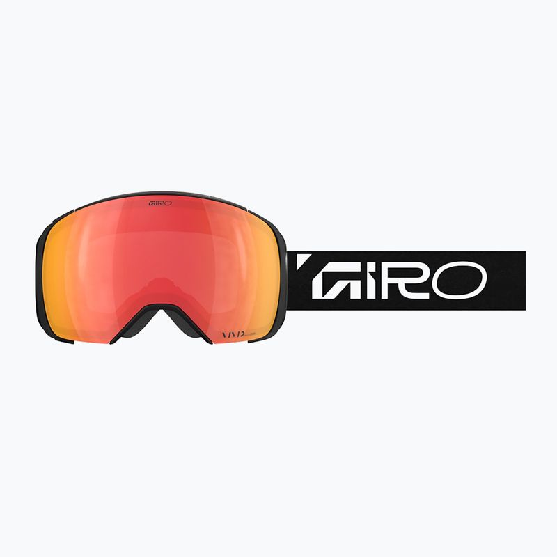 Maschera da sci Giro Comp black wordmark/vivid ember/vivid infrared 6