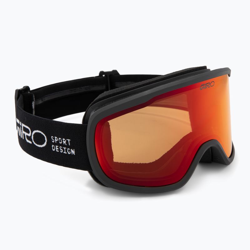 Maschera da sci Giro Cruz black stacked/amber scarlet
