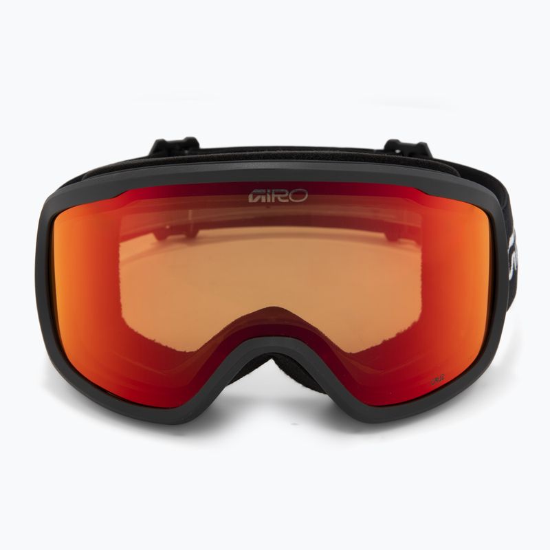 Maschera da sci Giro Cruz black stacked/amber scarlet 2
