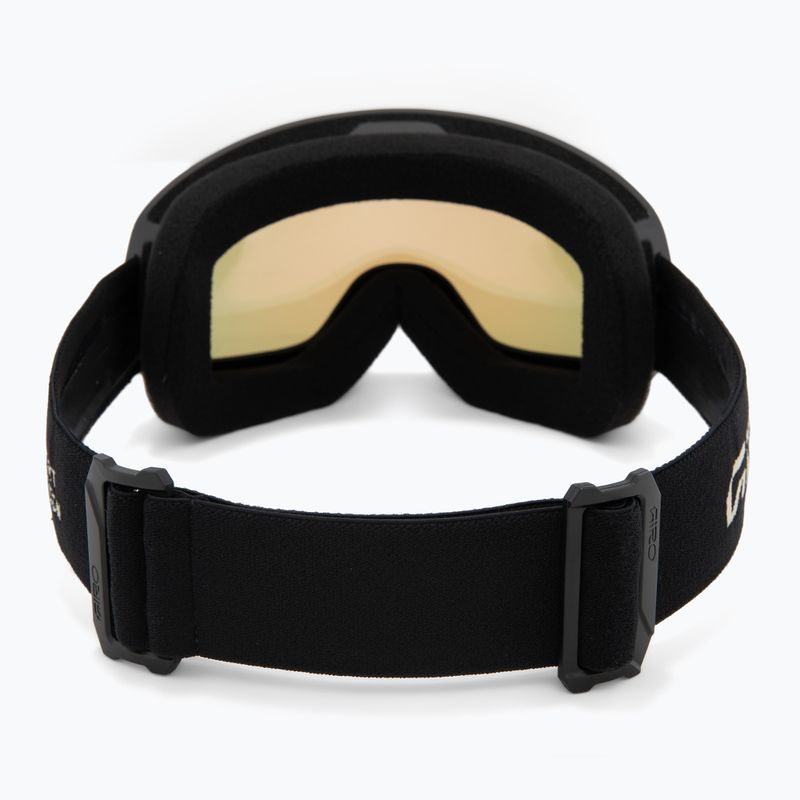 Maschera da sci Giro Cruz black tan stacked/amber scarlet 3