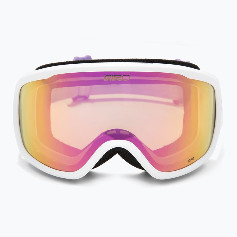 Maschera da sci Giro Cruz mauve stacked/amber pink 2