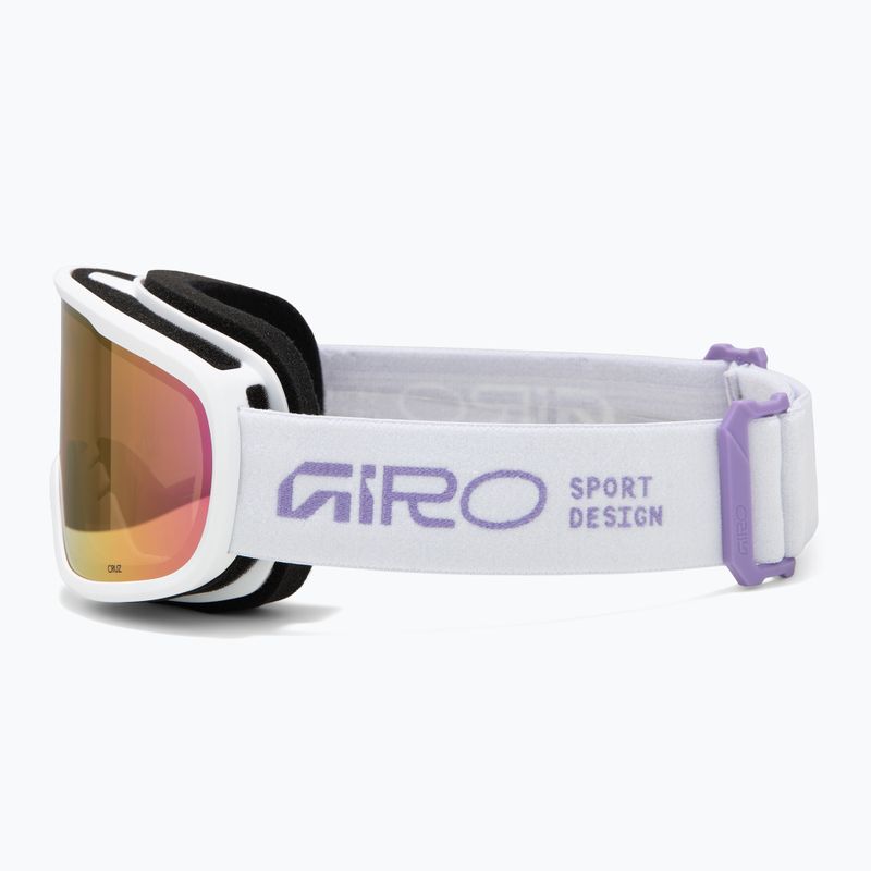 Maschera da sci Giro Cruz mauve stacked/amber pink 4