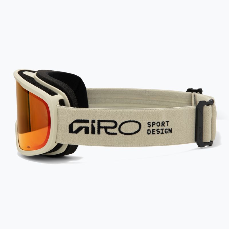Maschera da sci Giro Cruz stone stacked/amber scarlet 4