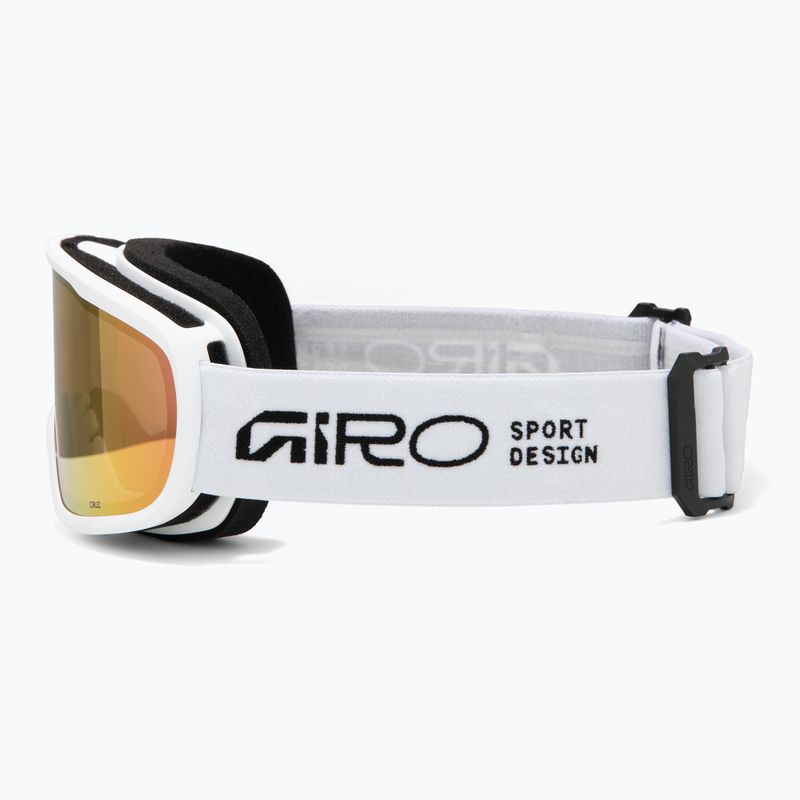 Maschera da sci Giro Cruz white stacked/amber pink 4
