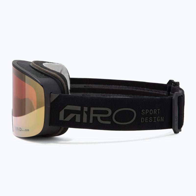 Maschera da sci da donna Giro Ella black rails/vivid rose gold/vivid infrared 5