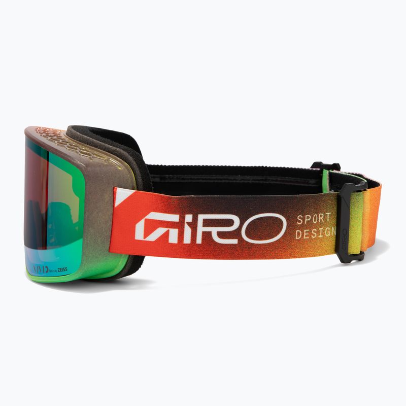 Maschera da sci Giro Method multi faded/vivid emerald/vivid infrared 5