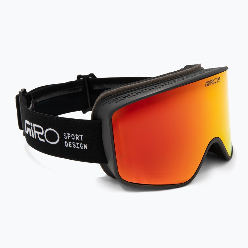 Maschera da sci Giro Method black stacked/vivid ember/vivid infrared 2