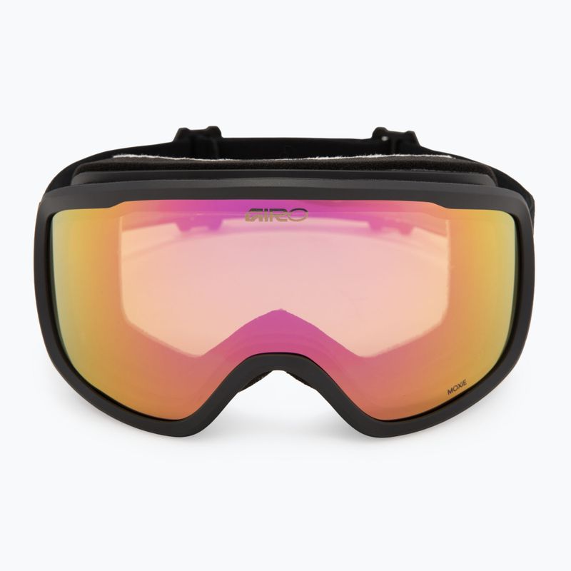 Maschera da sci donna Giro Moxie black stacked/amber pink/yellow 3
