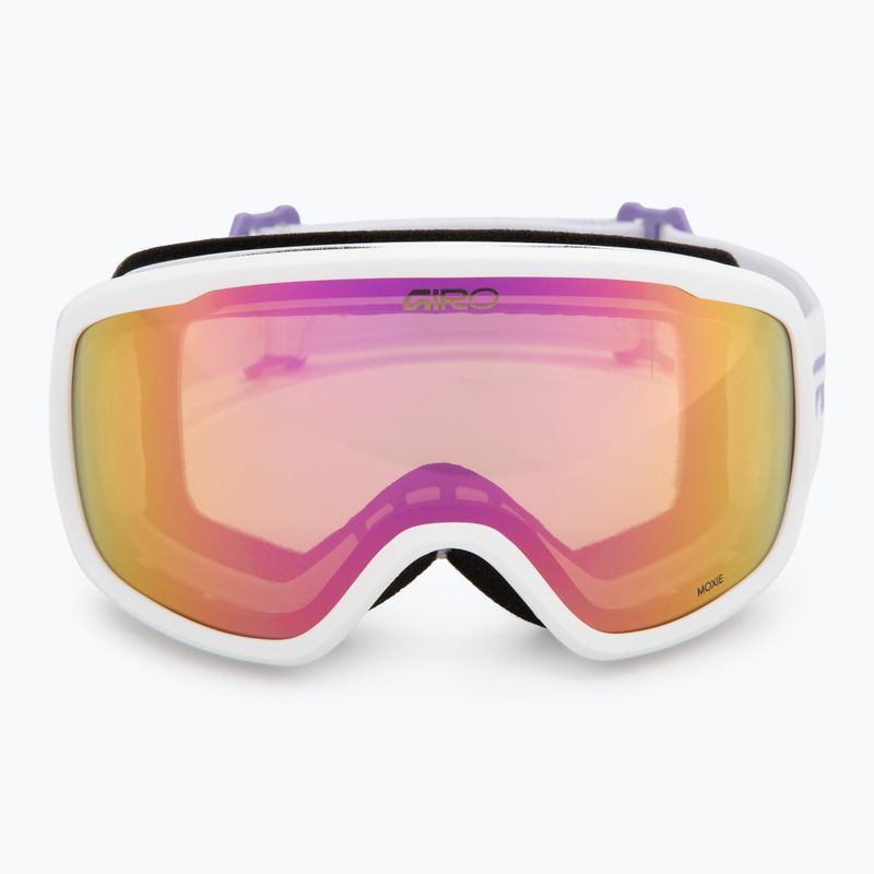 Maschera da sci Rossignol Otava S white/persimmon 3