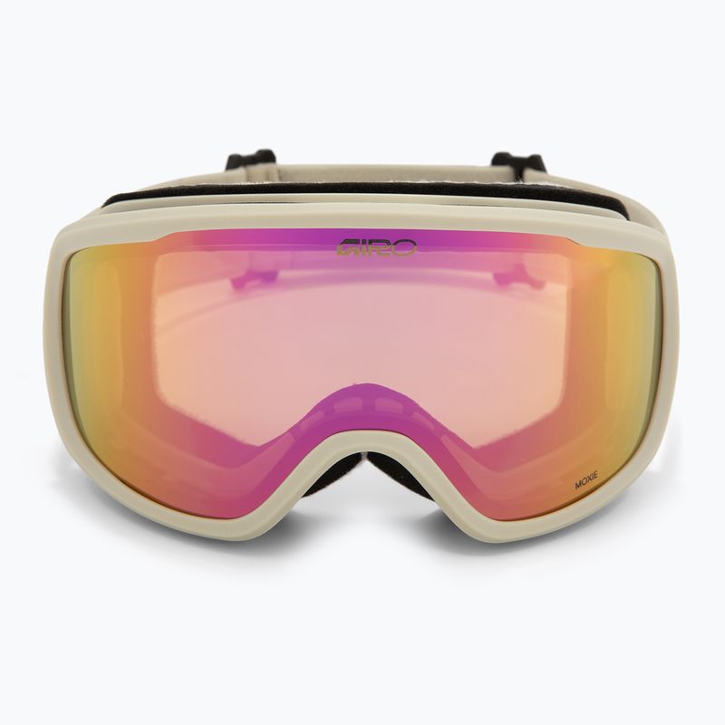Maschera da sci donna Giro Moxie stone stacked/amber pink/yellow 3