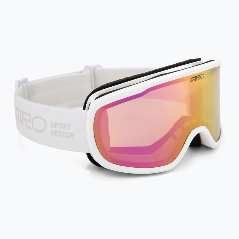 Maschera da sci donna Giro Moxie white stacked/amber pink/yellow 2